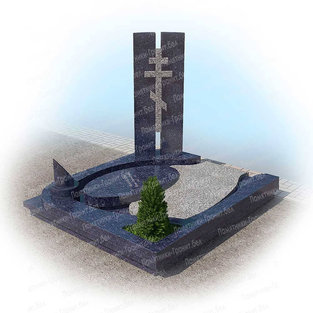 Памятник с крестом в Новогрудок на могилу фото
