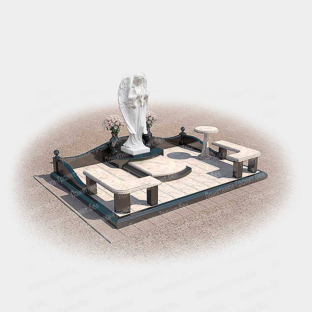 Памятник с крестом в Новогрудок на могилу фото